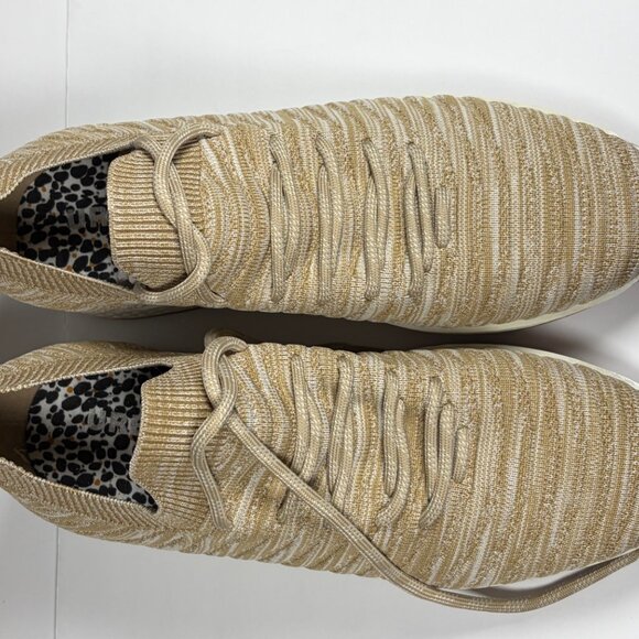 Urban Sport J/Slides Opy Sneakers Women’s 11 Sand Tan Knit Slip-On Athletic Shoe - Picture 5 of 11